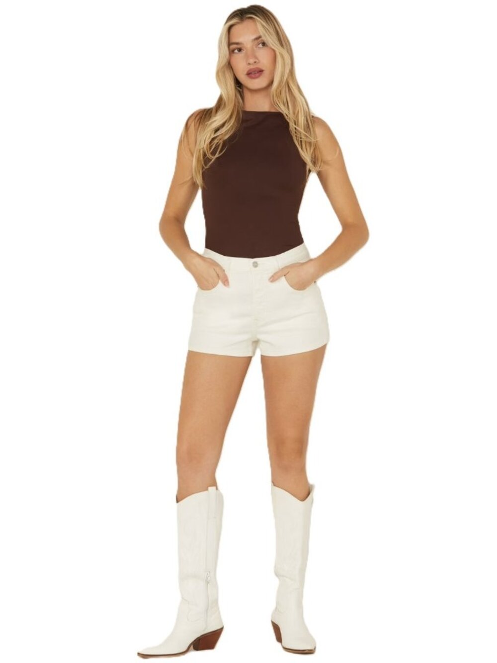 Levi's 501 Original Fit Disco Nights High Rise White Jean Shorts -- Size 32